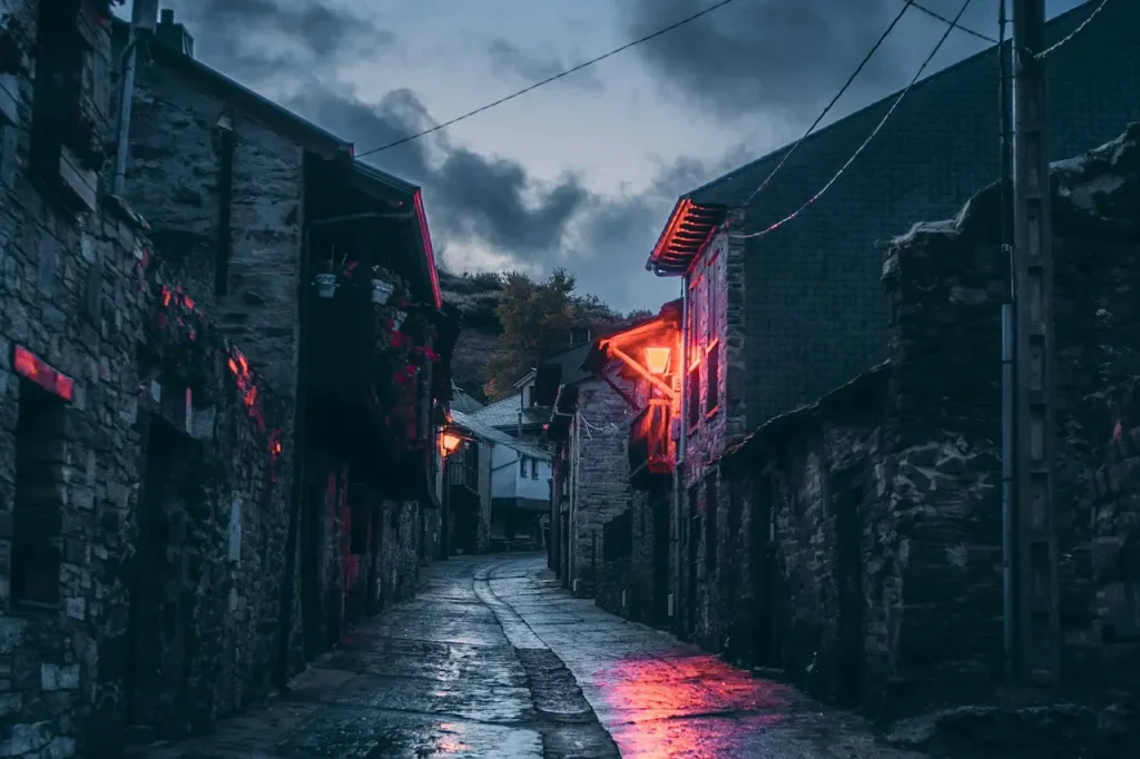 A Forgotten Street of Abandoned Houses 