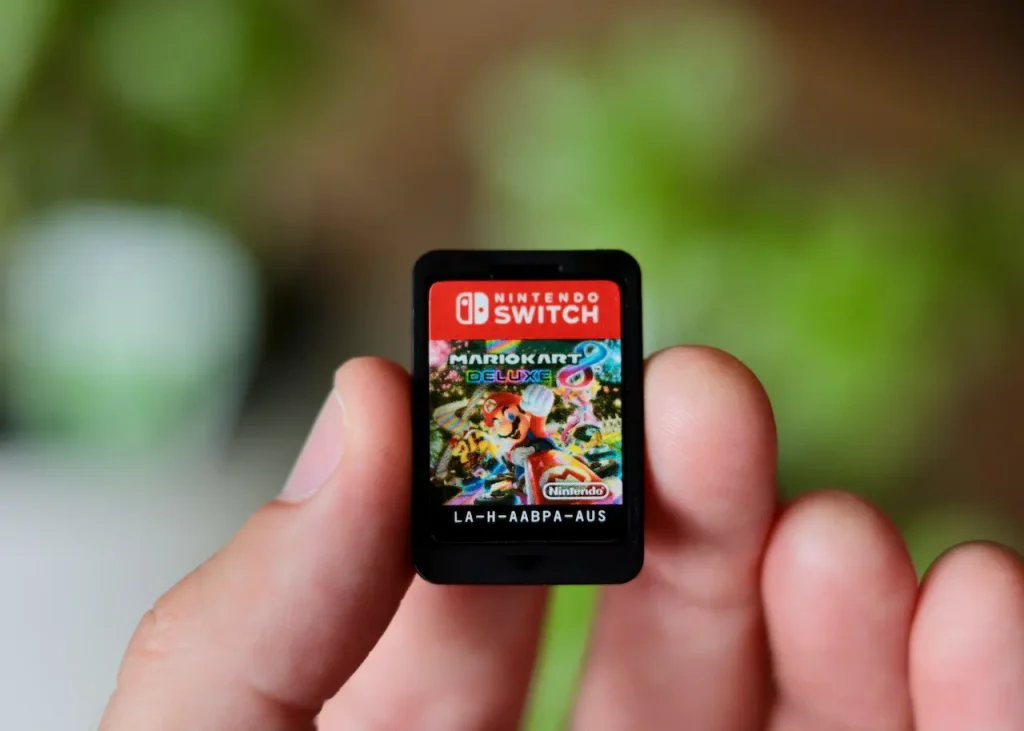 A Video Game Cartridge for Mario Kart 8 