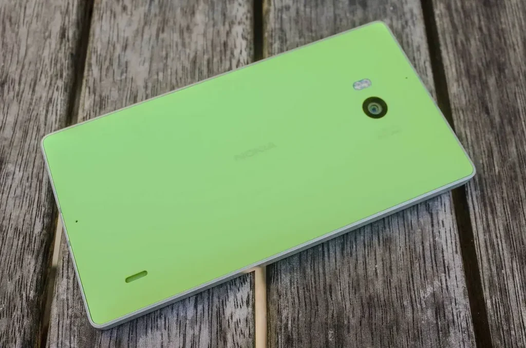 A Green Nokia Lumia 930 Phone