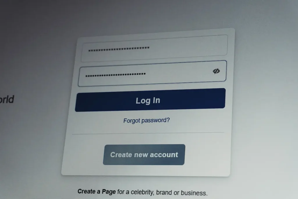 Login Screen with Username and Password 