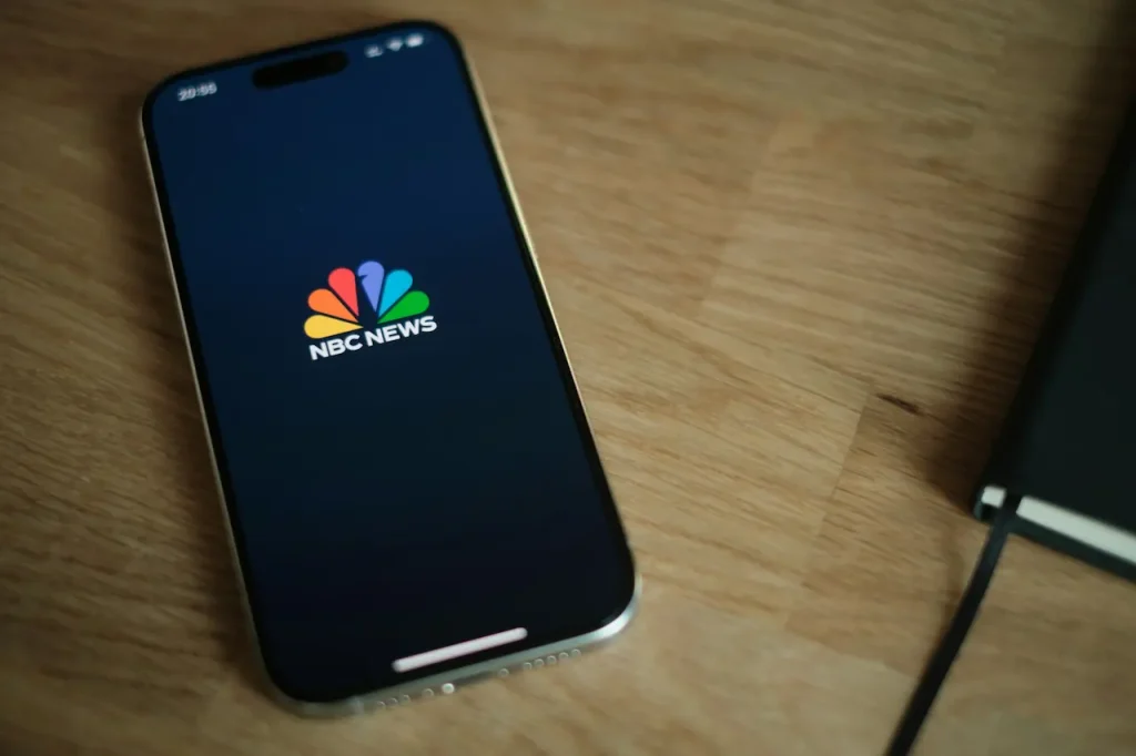 NBC News App on a Smartphone 
