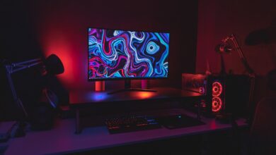 Gaming laptop keyboard with backlit keys