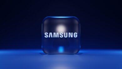 Samsung Galaxy smartphone close up