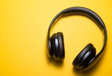 Over-ear noise-cancelling headphones