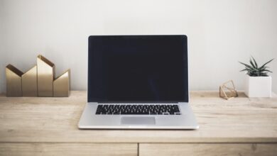 Budget laptop on a desk, representing an affordable computer purchase